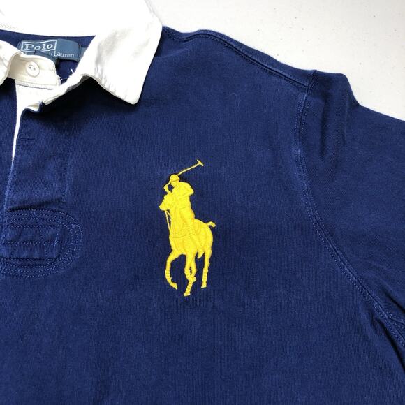 Polo Ralph Lauren Shirt Men’s XL Big Pony Crest Embroidered Sweatshirt Blue - Picture 5 of 10